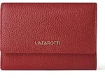 Lazarotti Bologna Leather XL Geldb&ouml;rse mit Zip-Around Fach Leder 14 cm - Rot
