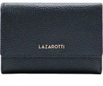 Lazarotti Leder Geldb&ouml;rse Bologna Leather Zip Wallet With 15 Card Slots Navy