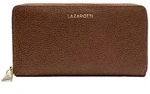 Lazarotti Leder Geldb&ouml;rse Bologna Leather Zip Around Wallet With 16 Card Slots Brown