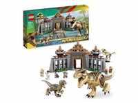 LEGO 76961 Jurassic Park Angriff des T. rex und des Raptors aufs Besucherzentrum,
