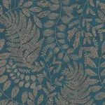 A.S. Creation | The BOS | 388304 | Vliestapete | Blumenoptik | 0.53 x 10.05 m | Blau