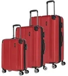 travelite City 4W Trolley Expandable L / Expandable M / S Red dunkelrot 77cm -