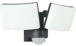 LED Wandleuchte mit Bewegungsmelder 230V IP65 3200lm warmwei&szlig; Au&szlig;enleuchte...