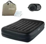 Intex 64124ND - Luftbett Queen Pillow mit Pumpe 203 x 152 cm - Selbstaufblasend