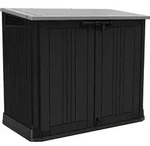 Keter Balkon Garten Truhe Midi Grau-Schwarz 132X71.5X113.5Cm