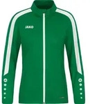 Jako Power Polyesterjacke Damen - Sportgr&uuml;n - Gr&uuml;n - 34