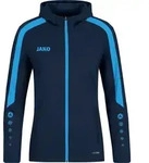 Jako Power Kapuzenjacke Damen - Marine / Skyblue - Marine - 34