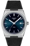 Tissot PRX 40 mm, blaues Zifferblatt, Kautschukarmband, Quarzwerk