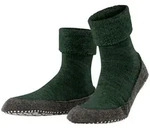 FALKE Cosyshoe huissokken, donkergroen melange - Schwarz - 37-38