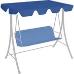 vidaXL Ersatzdach f&uuml;r Hollywoodschaukel Blau 188/168x145/110 cm - Blau