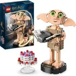 LEGO 76421 Harry Potter Dobby der Hauself Set, bewegliche ikonische Figur, Spielzeug,