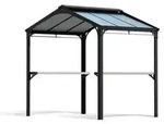 Palram - Canopia Aluminium Grillpavillon Austin BBQ 2400 anthrazit 181x240x249 cm -