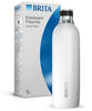 Brita Edelstahl-Flasche 1L weiß für sodaTrio Wassersprudler (1er Pack)