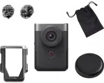Canon PowerShot V10 Silber Erweitertes Vlogging-Kit, 20 MP, 5472 x 3648 Pixel, CMOS,