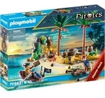 PLAYMOBIL Piraten 70962 Piratenschatzinsel mit Skelett - Bunt