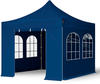 Faltzelt Partyzelt 3x3m - mit 4 Seitenteilen PREMIUM Dach Faltpavillon Pavillon...