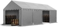 TOOLPORT Lagerzelt 4x8 m Zelthalle Unterstand Weidezelt PVC Plane 700 N...