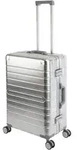 Travelhouse Oslo Alu-Reisekoffer M 65 cm Silber &ndash; Koffer ohne Rei&szlig;verschluss...