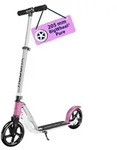 HUDORA BigWheel Pure Scooter I Stabiler Aluminium-Roller mit St&auml;nder I