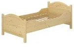 Seniorenbett extra hoch 90x200 Massivholz Kiefer Einzelbett G&auml;stebett Zubeh&ouml;r