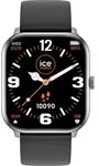 Ice-Watch 021411 Ice smart one - silver black Uhr Kautschuk schwarz - Schwarz