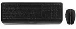 CHERRY Gentix Desktop, Volle Gr&ouml;&szlig;e (100%), Kabellos, RF Wireless, AZERTY, Schwarz,