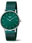 Boccia Damen Armbanduhr Trend 3281-10 Reintitan mit Edelstahl-Milanaiseband petrol -