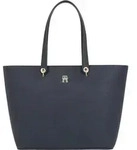 Tommy Hilfiger Damen Tote Bag Tasche Emblem Gro&szlig;, Blau (Space Blue), Einheitsgr&ouml;&szlig;e