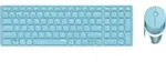 Rapoo 9750M Blau QWERTZ Kabelloses Multi-Mode-Deskset - Blau