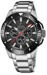 Festina Herrenuhr F20641/4 Silber Schwarz - Schwarz