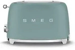 SMEG TSF01EGMEU Toaster 2 Scheiben Smaragdgr&uuml;n matt &Auml;sthetik im Stil der 50er...