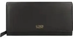 L.CREDI Evelyn Geldb&ouml;rse Leder 20 cm - Schwarz