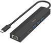 USB-C-Hub, Multiport, 6 Ports, 3x USB-A, USB-C, HDMITM, LAN/Ethernet (00200144)
