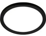 Slim LED Deckenleuchte &Oslash;19 cm ? flach, 12W, 1400 lm, Neutralwei&szlig;, Backlight,