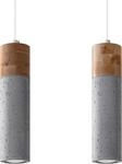 H&auml;ngeleuchte ZANE 2 grau 2xGU10 10W betoNicht zutreffendrewnein 120x6x30cm...