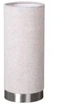 Lindby Tischleuchte Ronja, H&ouml;he 26 cm, cremefarben, Textil - Beige