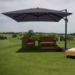 Gastronomie-Ampelschirm MCW-A96, Sonnenschirm, 3x4m (&Oslash;5m) Polyester/Alu 26kg