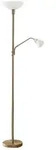 Lindby Deckenfluter Jost, 180 cm, messing, Leselampe, E27 - Gold