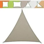 Wasserabweisendes Sonnensegel UV Schutz Testnote 1.4 viele Farben Grau 3x3x3 m...