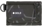 L&auml;ssig Bold Geldb&ouml;rse / Portemonnaie Edges Grau - Grau