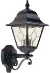 Elstead Norfolk Au&szlig;en-Wandleuchte E27 45cm UP Schwarz IP43 - Schwarz