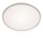 LED Deckenleuchte Backlight 4000K silber Metall-Kunststoff &Oslash;28cm 15W Briloner -
