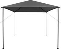 vidaXL Pavillon 3x3 m Anthrazit Stoff und Stahl 180 g/m&sup2;