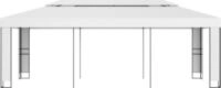 vidaXL Pavillon mit Doppeldach 3 x 6 m Wei&szlig;