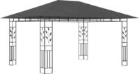 vidaXL Pavillon mit Moskitonetz 4x3x2,73 m Anthrazit 180 g/m&sup2;
