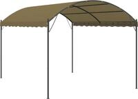 vidaXL Pavillon 4x3x2,6 m Taupe 180 g/m&sup2;