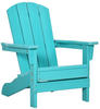 Outsunny Adirondack-Stuhl Kinder, Gartenstuhl mit Lamellendesign, Kinderstuhl,