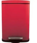 Spirella Treteimer Venedig - rot - 5L - Metall - 21 x 30 cm - Rot