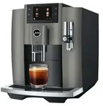 Jura - E8 Dark Inox Kaffeemaschine - Schwarz/Grau