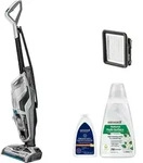 Bissell CrossWaveC3 Pro, 3-in-1 Stabstaubsauger, Beutellos, Silber, Schwarz, 0,82 l,